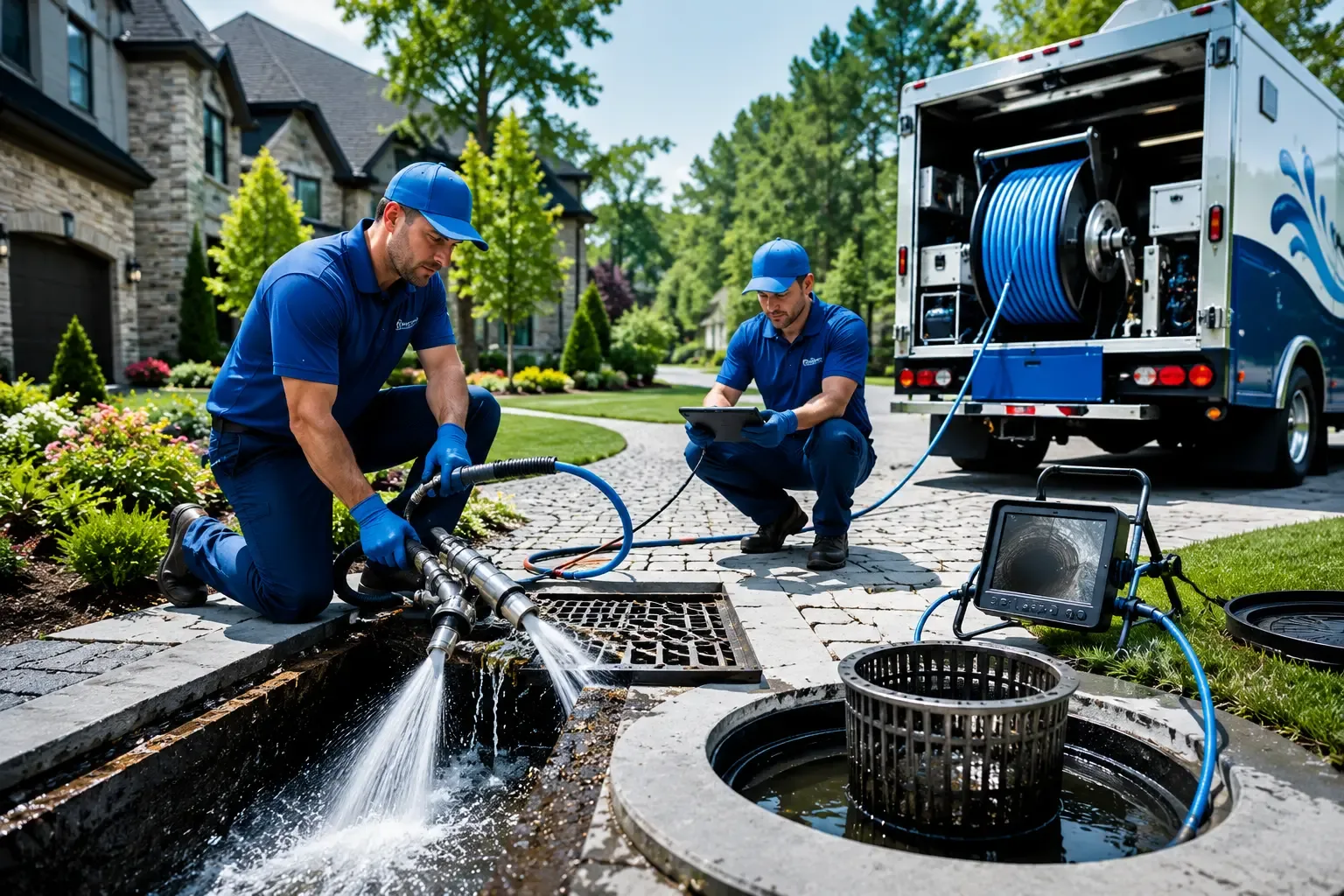 Local outdoor drain cleaning professionals in Newton, WI